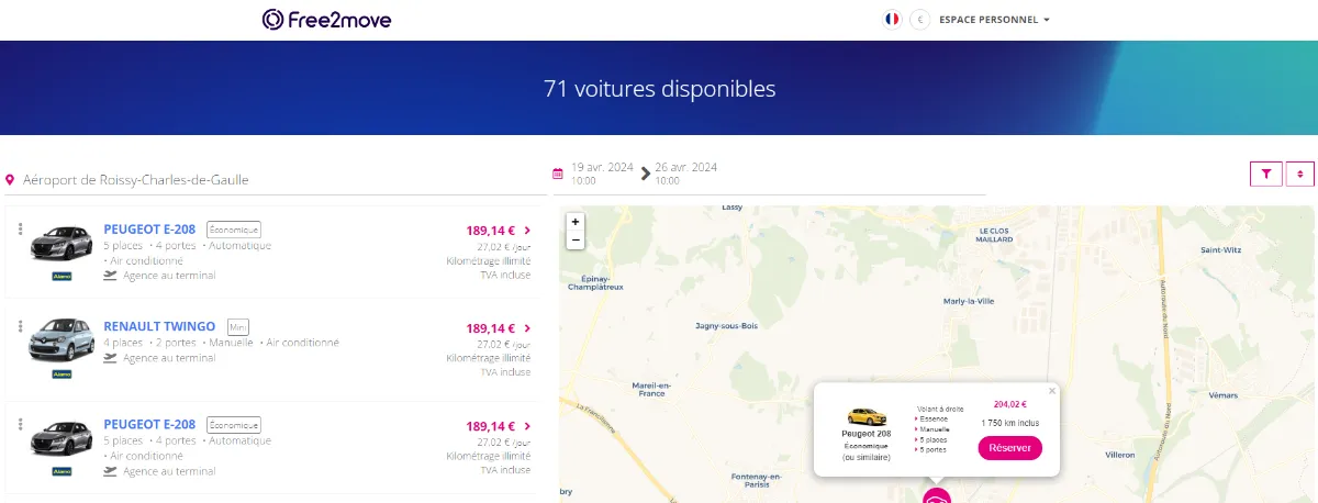 SaaS car-rental platform: back office, APIs & third-party connectivity